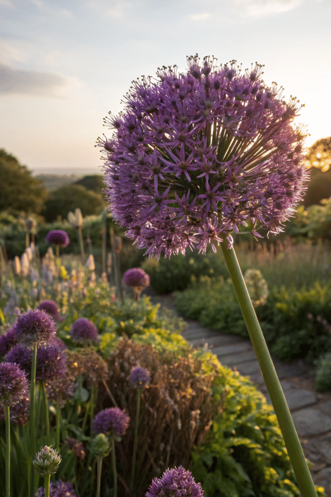 Gardens With Alliums