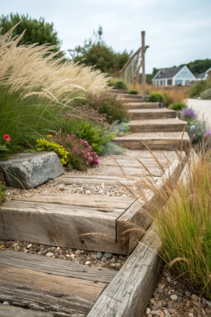 Garden Borders With Sleepers