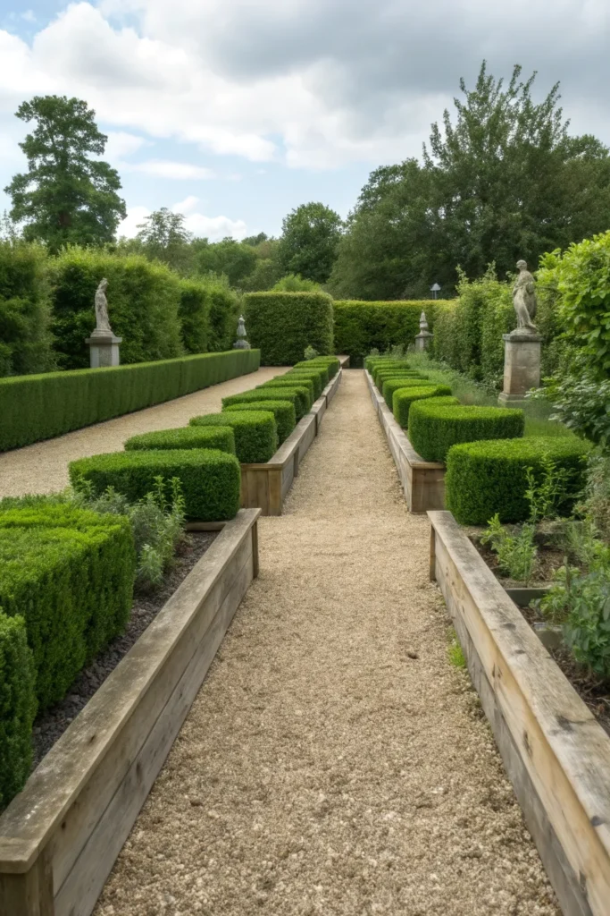 Garden Borders With Sleepers