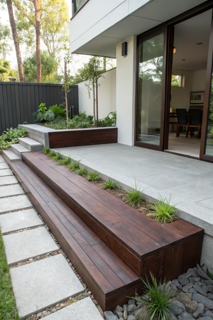 Garden Borders With Sleepers