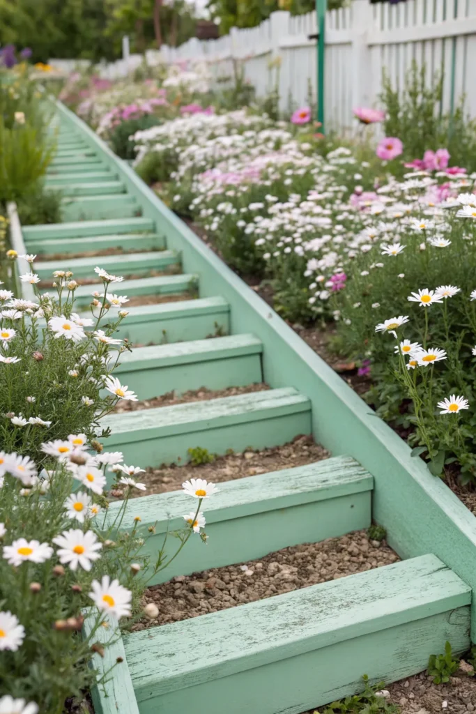 Garden Borders With Sleepers