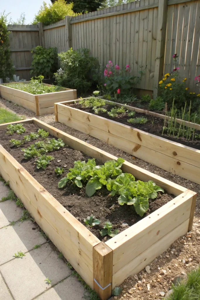 Garden Borders With Sleepers