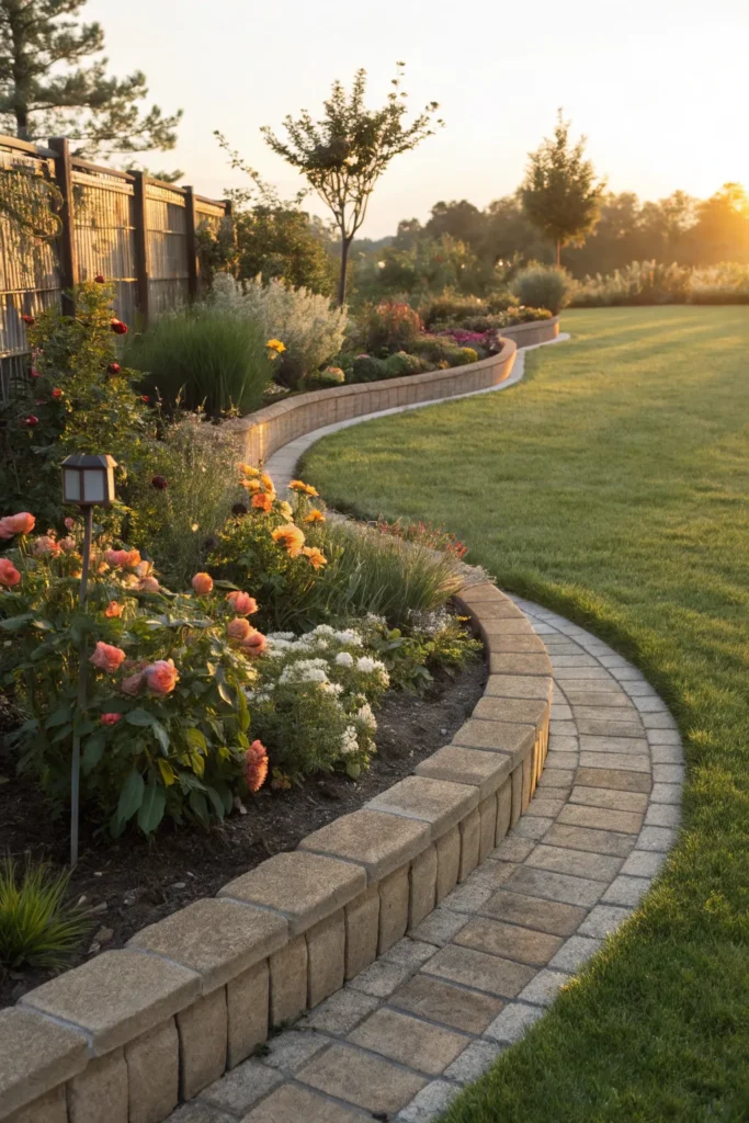 Garden Borders With Sleepers