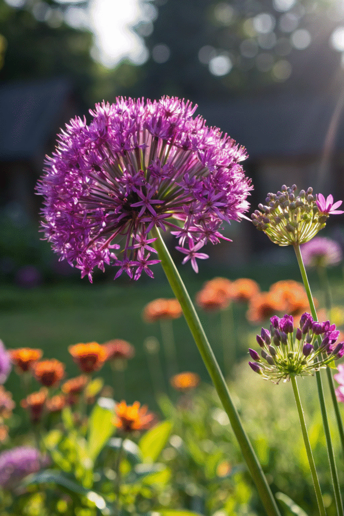 Gardens With Alliums