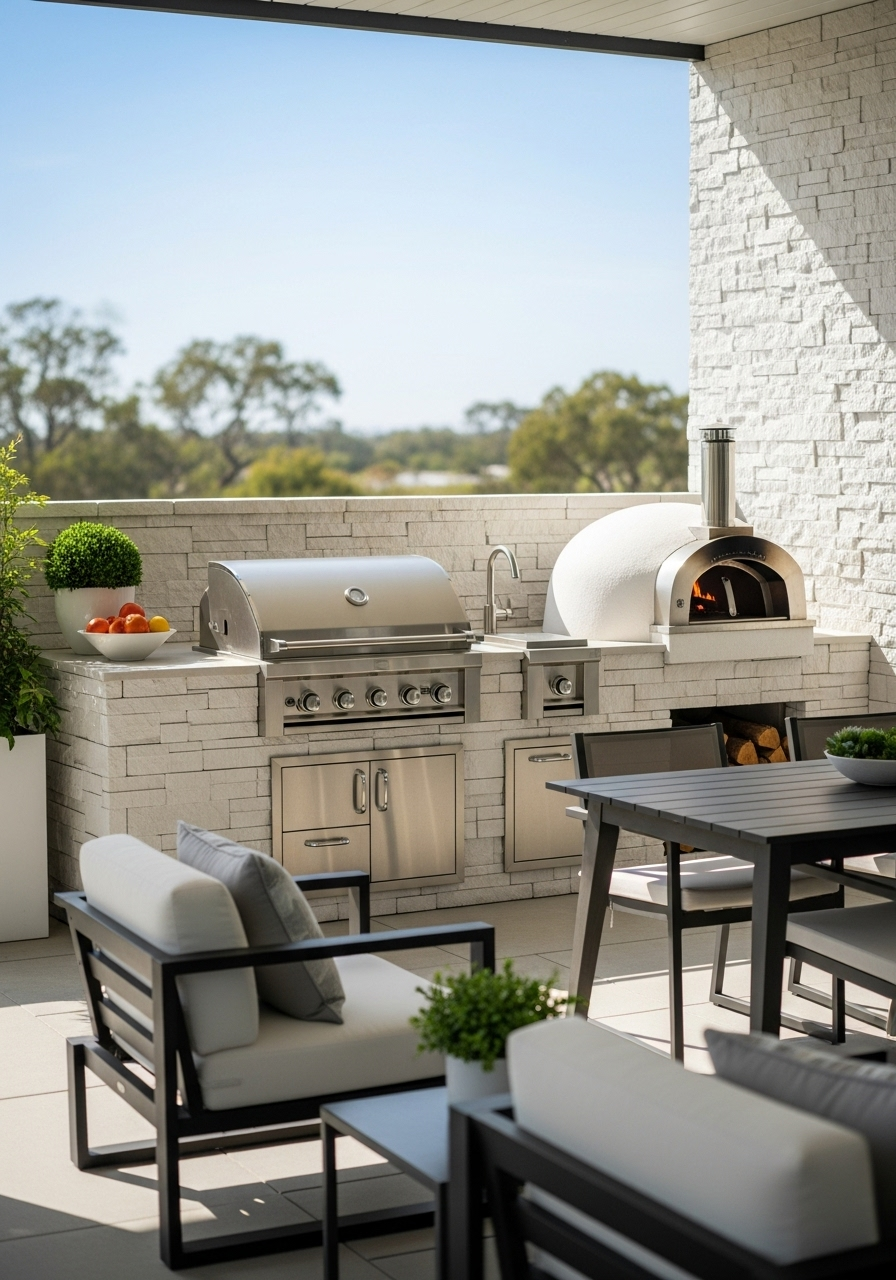 Modern Outdoor Kitchen Ideas