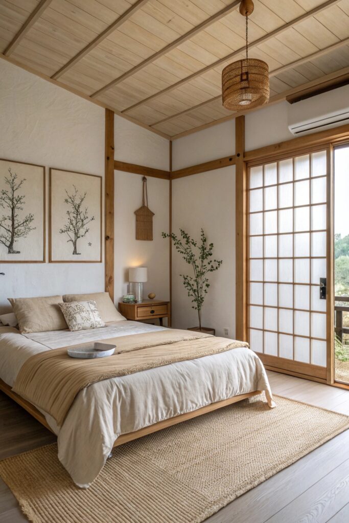 14 Japandi Style Bedroom Ideas You’ll Love This Year