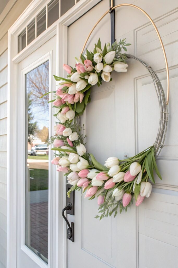 11 DIY Spring Wreaths to Refresh Your Front Porch Look