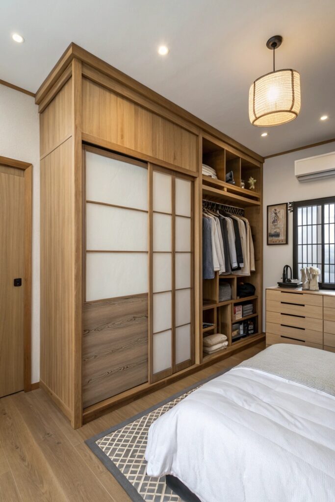 12 Japandi Wardrobe Design Ideas For The Bedroom