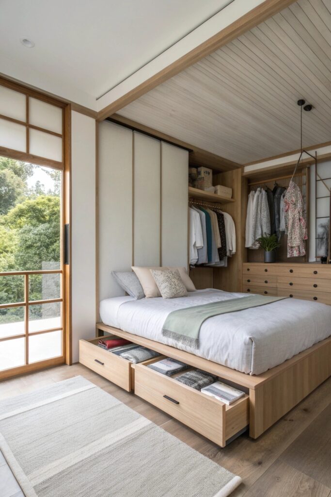 14 Japandi Style Bedroom Ideas You’ll Love This Year