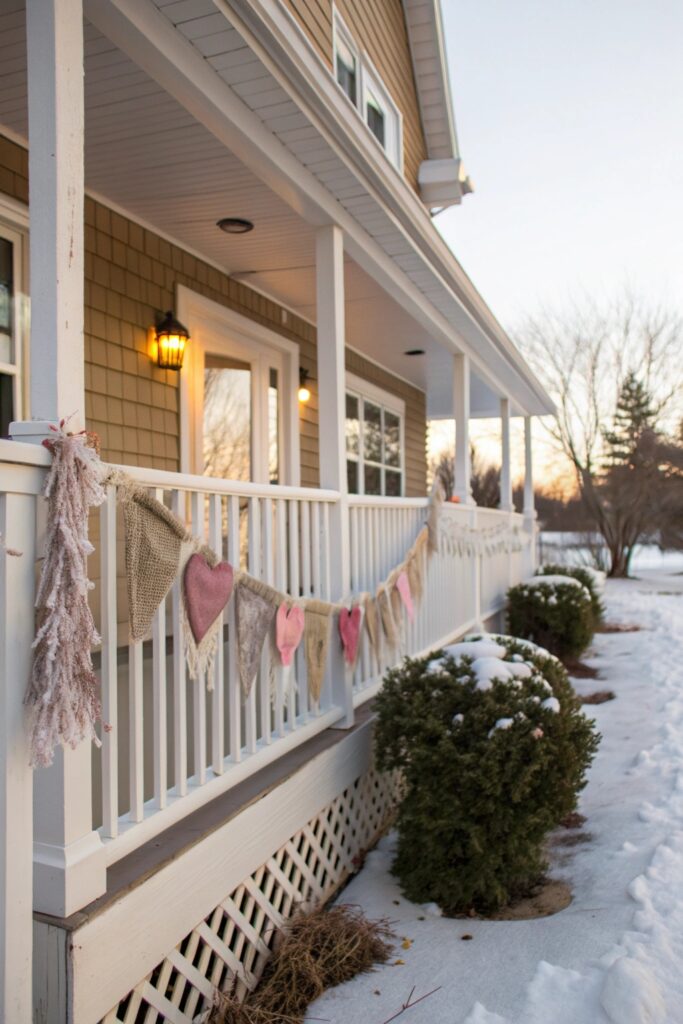 14 Valentine Front Porch Ideas That Feel Warm and Inviting