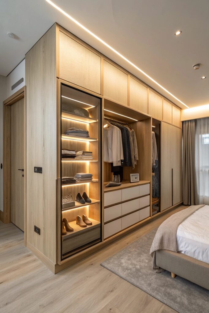 12 Japandi Wardrobe Design Ideas For The Bedroom