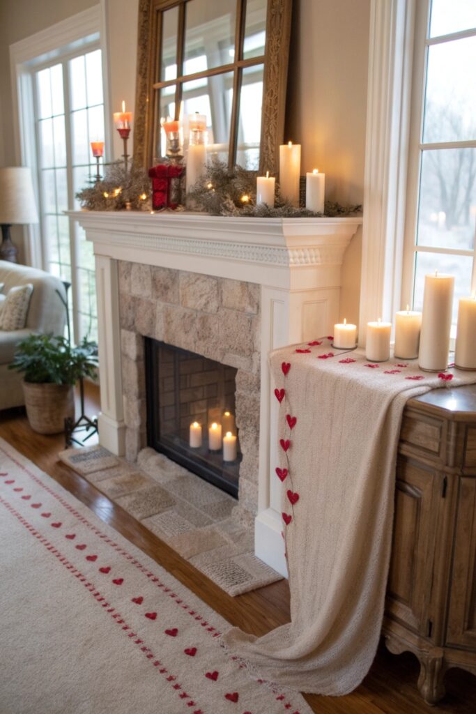 15 Valentine's Mantel Decor Ideas That Feel Romantic and Cozy