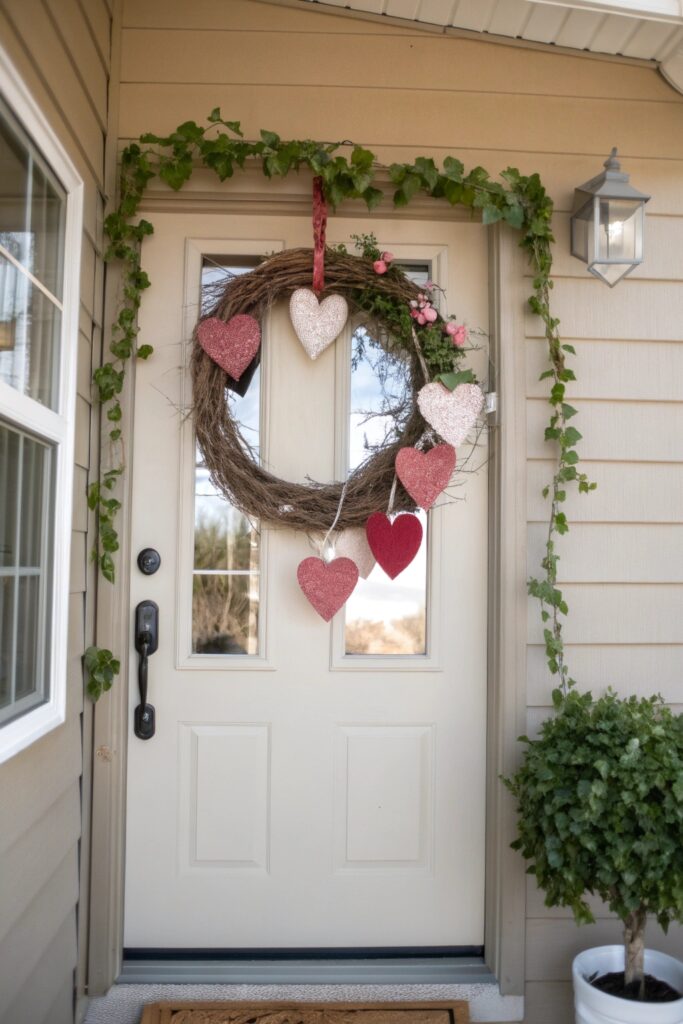 14 Valentine Front Porch Ideas That Feel Warm and Inviting