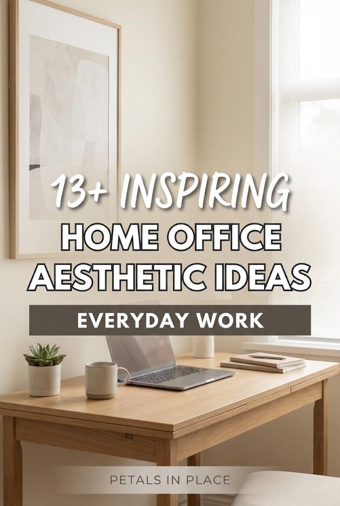 13 Inspiring Home Office Aesthetic Ideas for Everyday Work