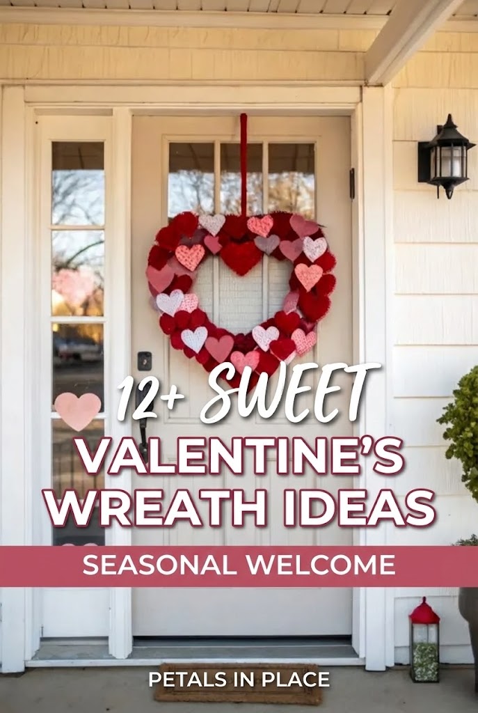 12 Valentine’s Wreath Ideas for a Sweet Seasonal Welcome