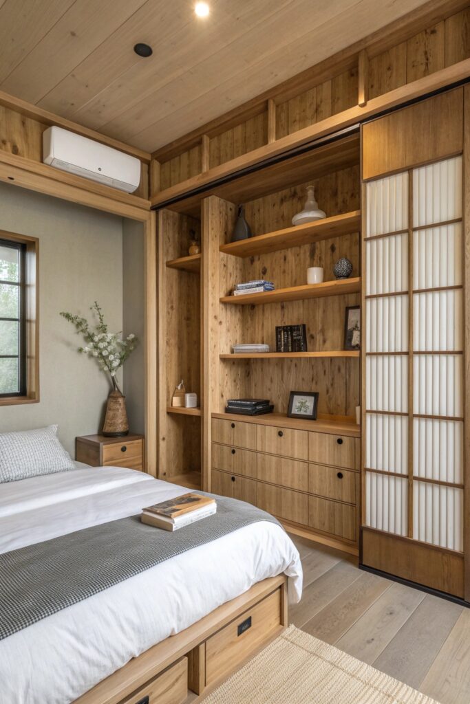 10 Small Japandi Bedroom Ideas That Save Space