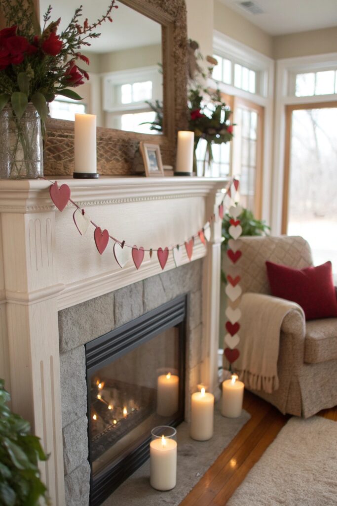 15 Valentine's Mantel Decor Ideas That Feel Romantic and Cozy