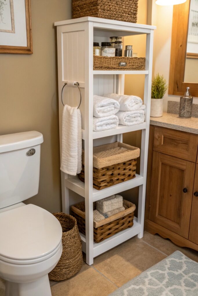 16 Creative Small Bathroom Ideas With Storage and Style