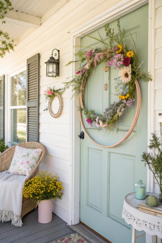 11 DIY Spring Wreaths to Refresh Your Front Porch Look