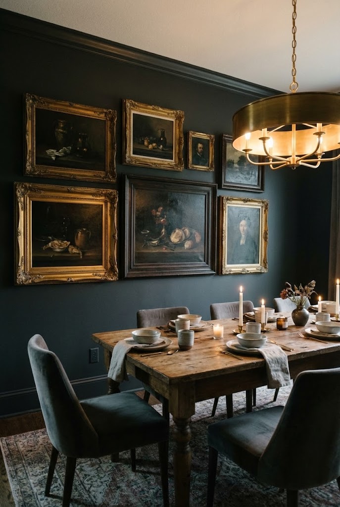 15 Moody Dining Room Ideas With Elegant and Eclectic Style