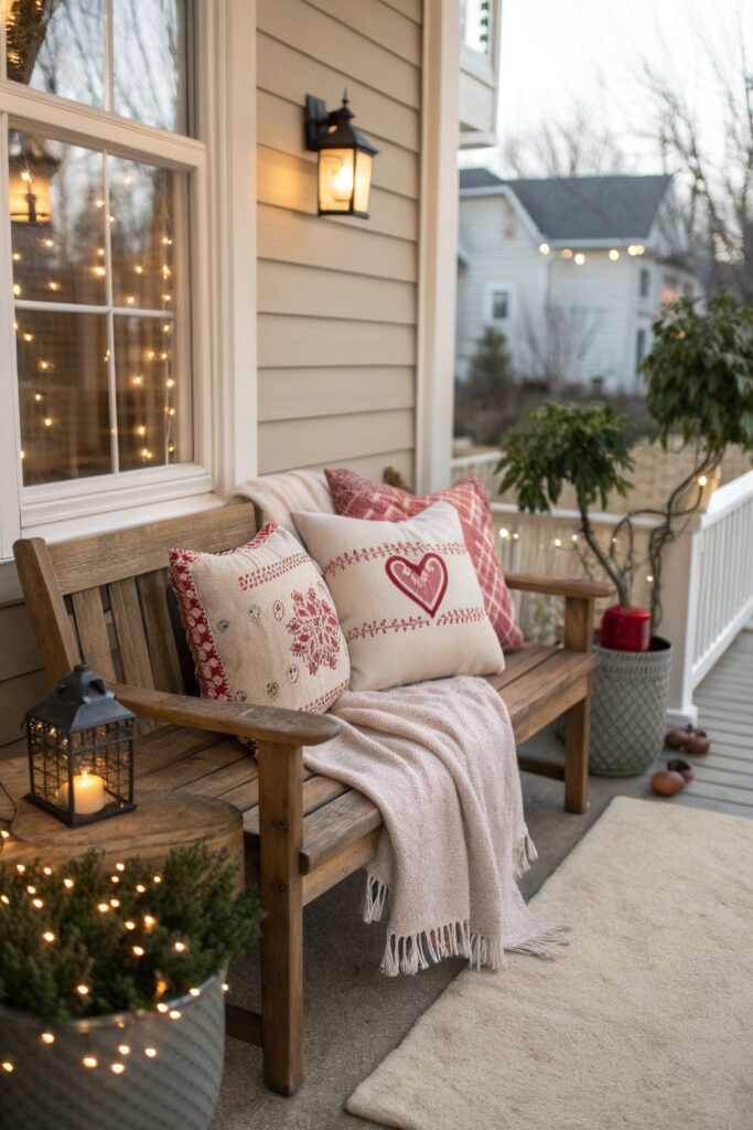 14 Valentine Front Porch Ideas That Feel Warm and Inviting