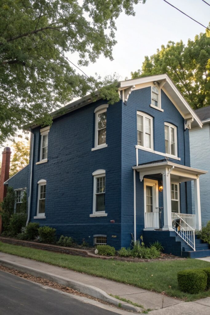 10 Dark Blue House Exterior Ideas That Stand Out