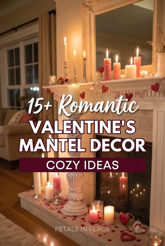 15 Valentine’s Mantel Decor Ideas That Feel Romantic and Cozy