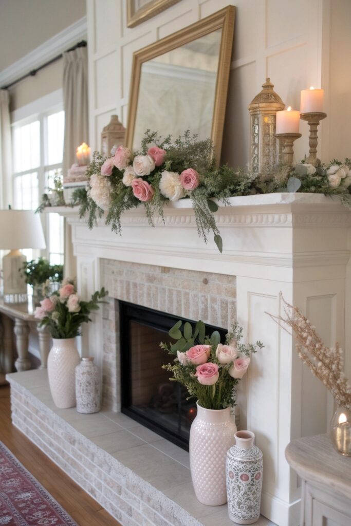 15 Valentine's Mantel Decor Ideas That Feel Romantic and Cozy