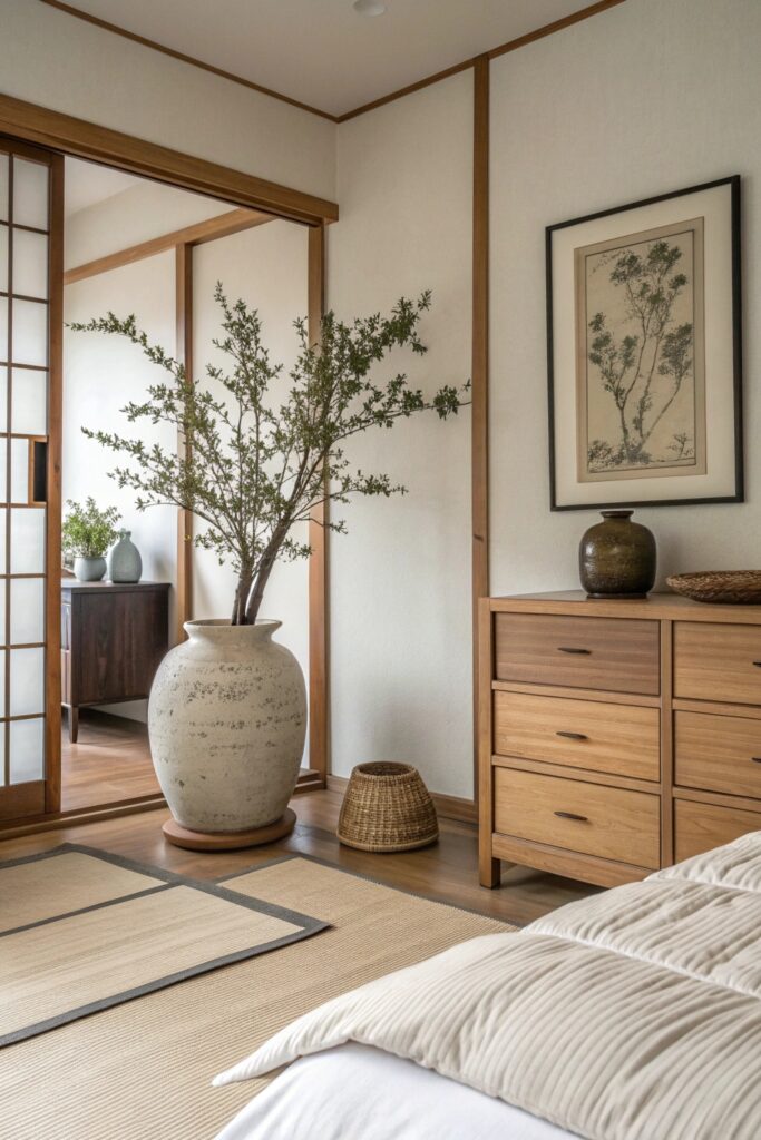 10 Japandi Bedroom Design Ideas Using Wood And Neutrals