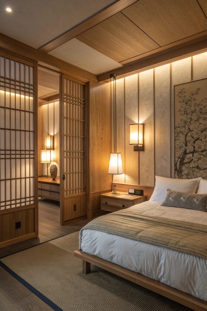 10 Japandi Bedroom Design Ideas Using Wood And Neutrals
