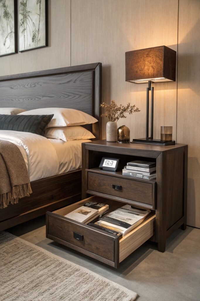 10 Dark Japandi Bedroom Ideas With Warm Contrast