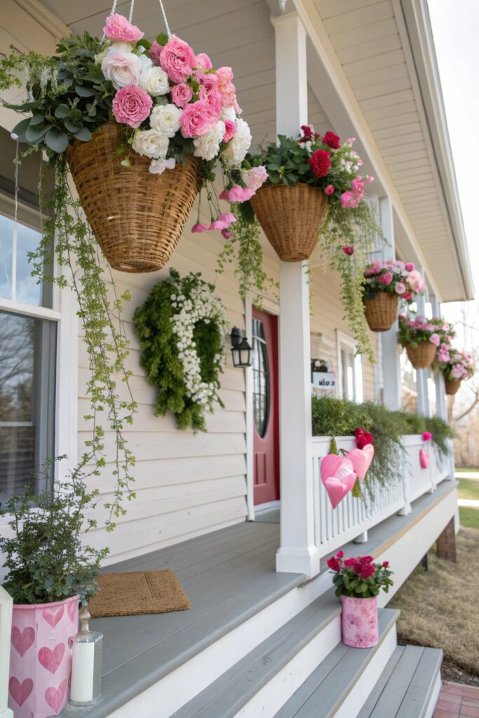 14 Valentine Front Porch Ideas That Feel Warm and Inviting