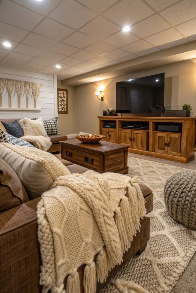 13 Cozy Basement Ideas for a Family Space Everyone Loves