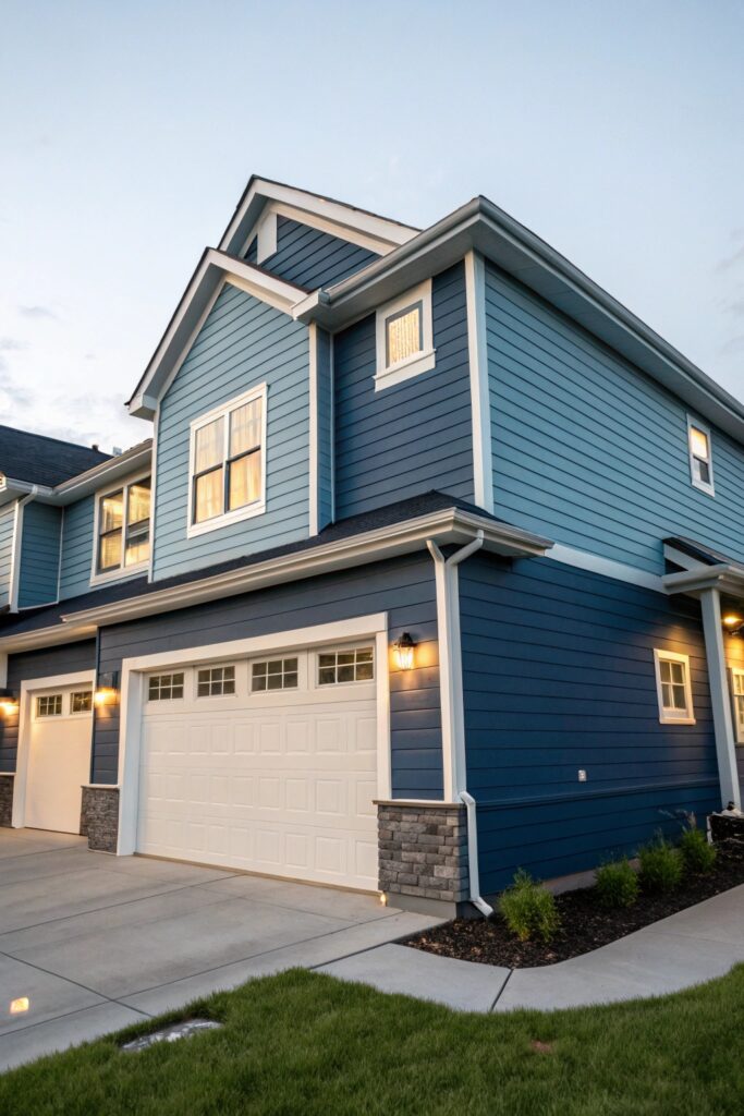 10 Dark Blue House Exterior Ideas That Stand Out