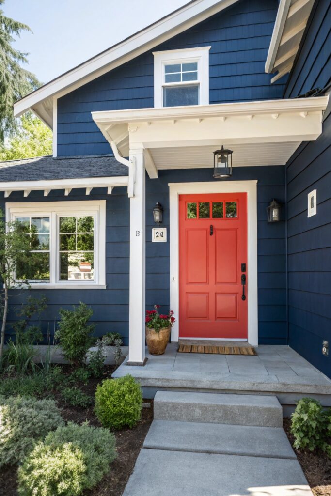 10 Dark Blue House Exterior Ideas That Stand Out