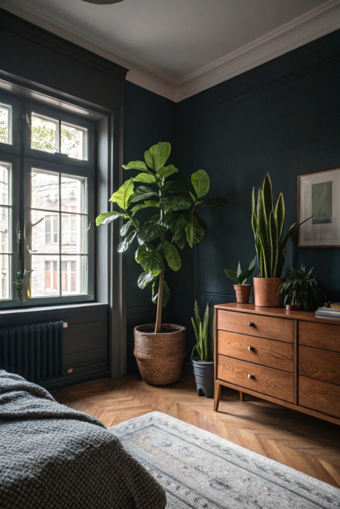 10 Dark Japandi Bedroom Ideas With Warm Contrast