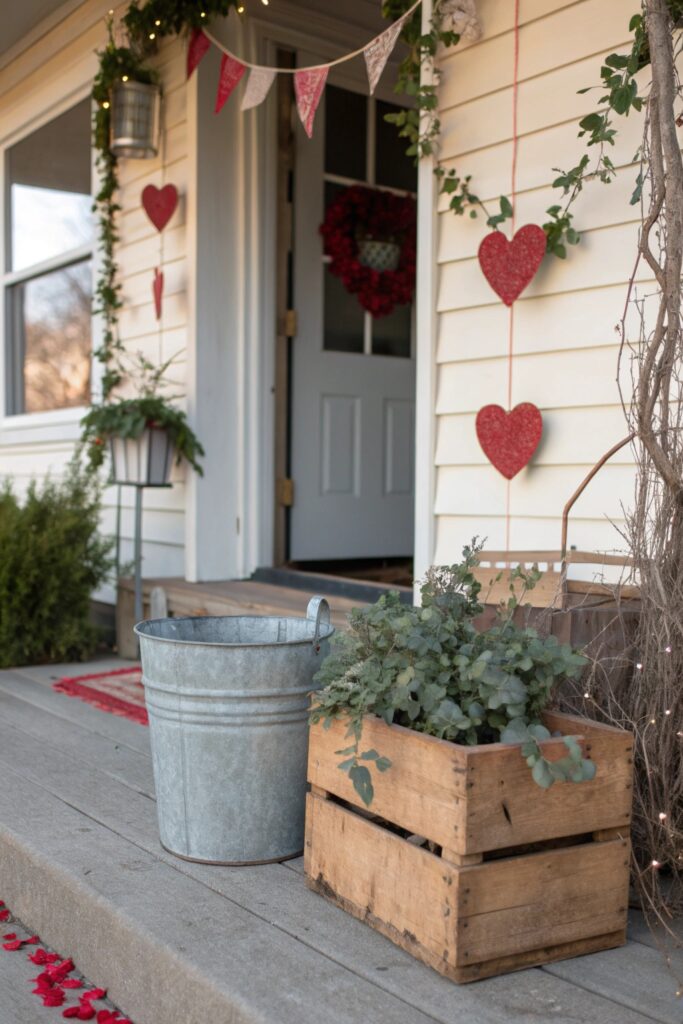 14 Valentine Front Porch Ideas That Feel Warm and Inviting