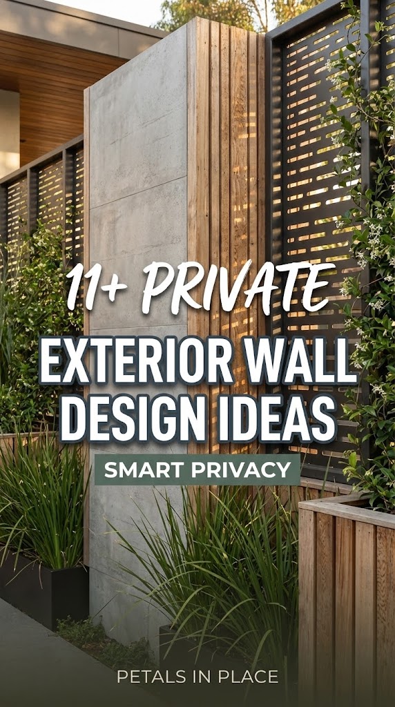 11 Exterior Wall Design Ideas That Add Privacy