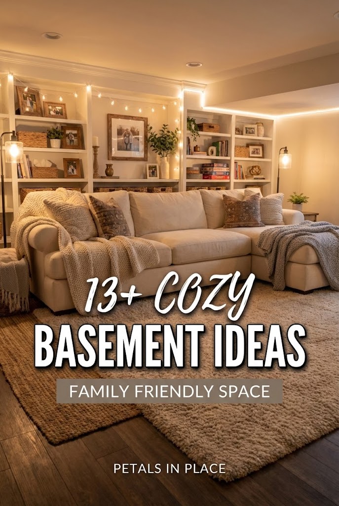 cozy basement ideas family space