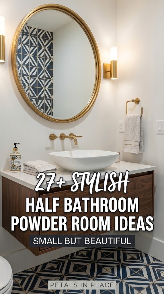 12 Half Bathroom Ideas for the Perfect Powder Room