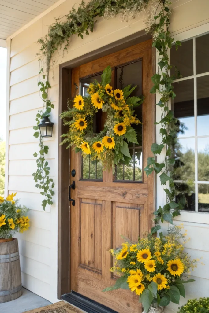 15 Summer Wreath Ideas for the Front Door