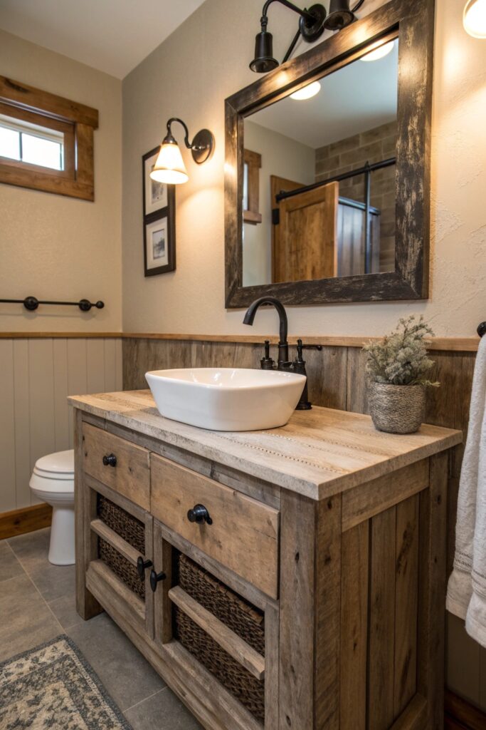 14 Farmhouse Bathroom Decor Ideas With Rustic Charm