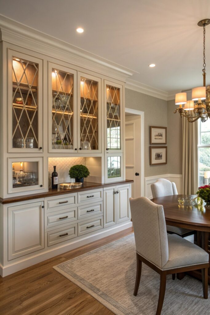 11 Dining Room Built-In Cabinets for Stylish Storage