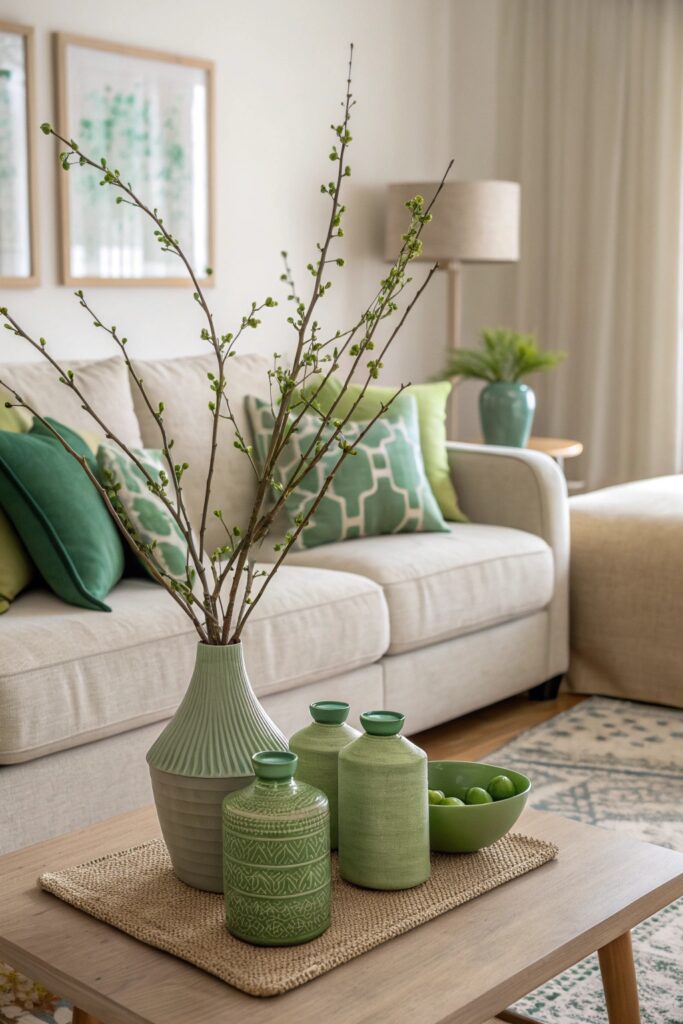 12 Green Living Room Decor Ideas That Feel Fresh