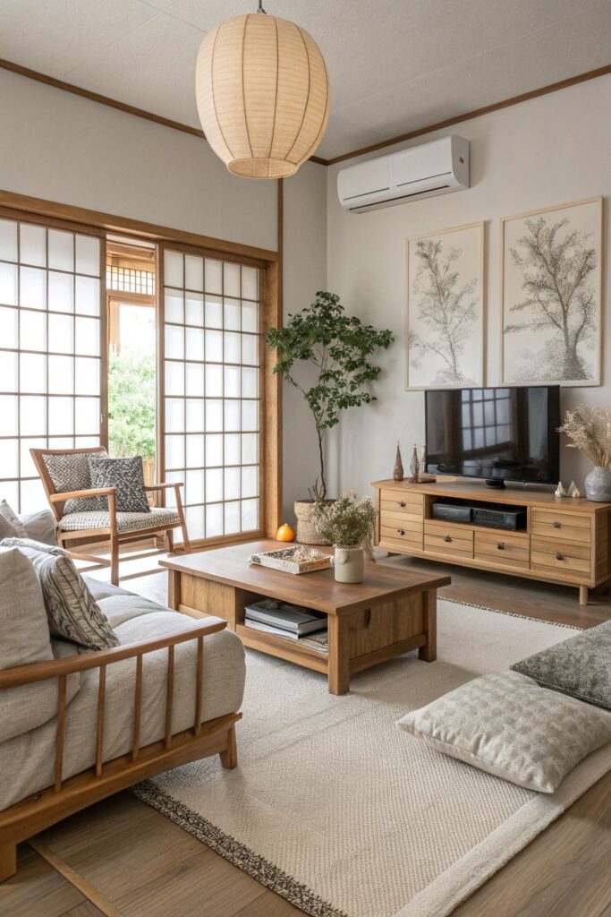 13 Japandi Living Room Designs With Minimalist Zen Style