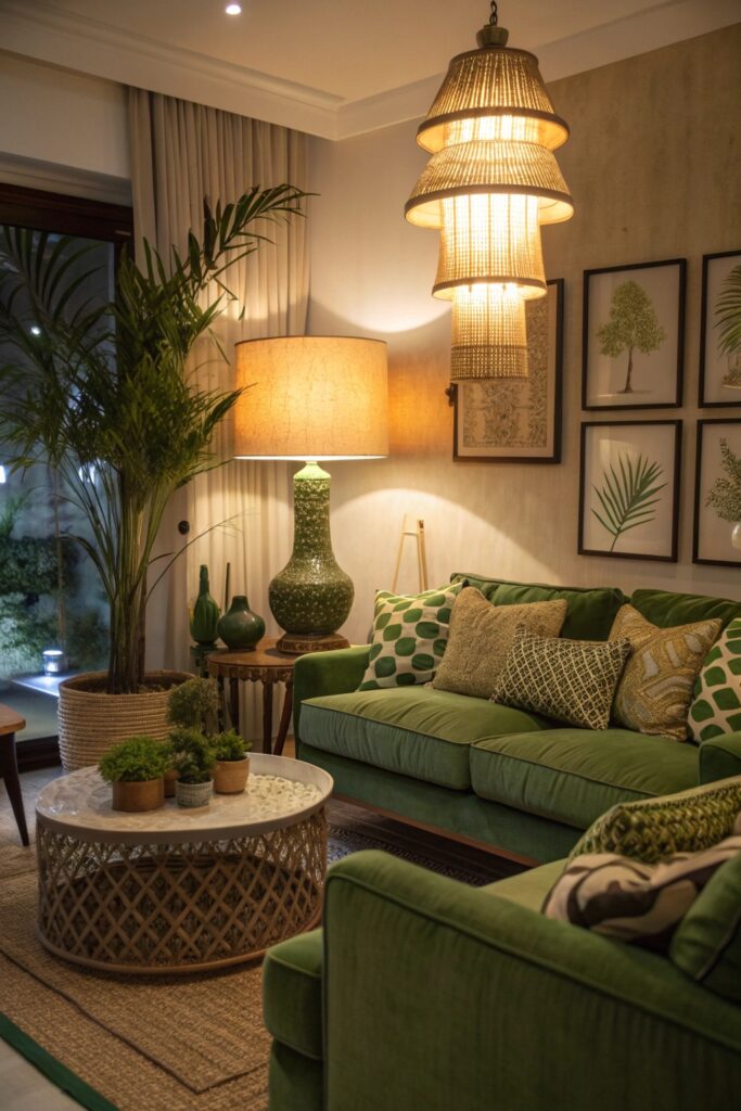 12 Green Living Room Decor Ideas That Feel Fresh