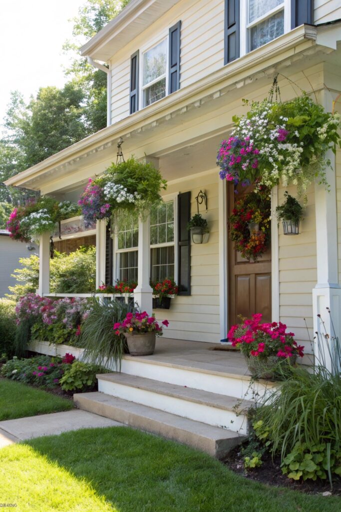 14 Front Porch Flower Ideas That Instantly Brighten Your Entry
