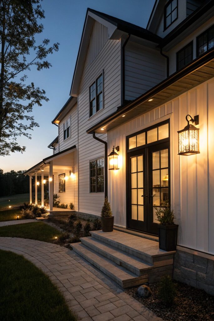 13 Fresh Modern Farmhouse Exteriors With Curb Appeal