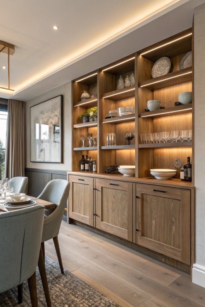 11 Dining Room Built-In Cabinets for Stylish Storage