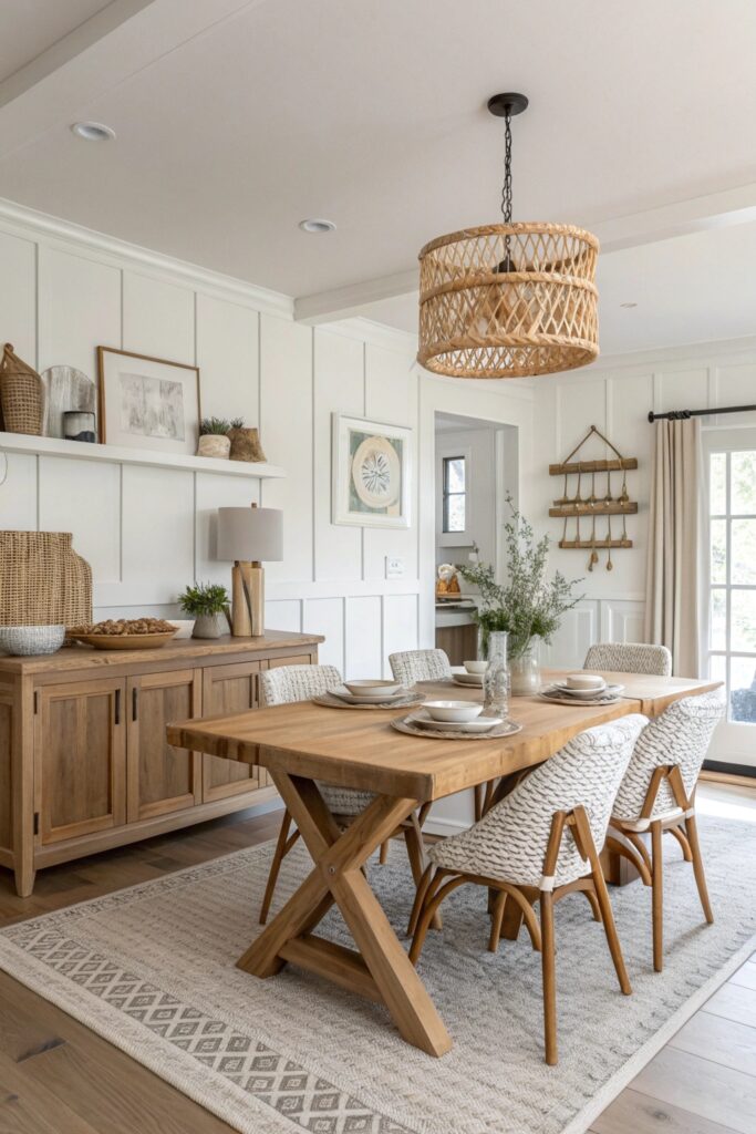 12 Modern Farmhouse Dining Room Ideas That Feel Warm and Inviting